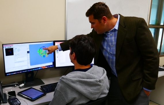 <strong>Reuben Kraft </strong> brings his experience as an All-American athlete and researcher with the US Army to mitigate the effects of brain injuries. Courtesy Reuben Kraft; Institute for CyberScience.