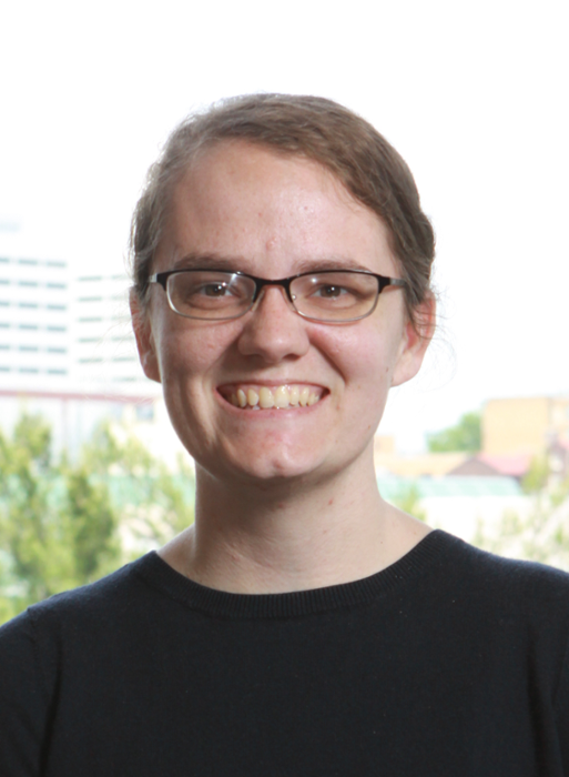 <strong>To boldly go.</strong> Computer scientist Catherine Schuman of ORNL is passionate about working at the forefront of new ideas and new technologies. Courtesy Jim Plank.