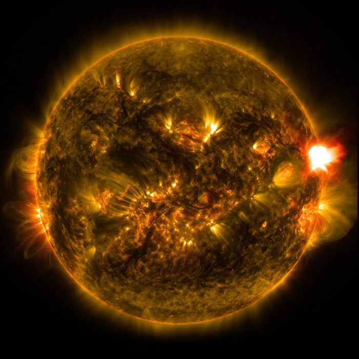 <strong>Supercomputer simulations</strong> prove that while normal levels of radiation may be safe, a solar storm could produce radiation levels with devastating health consequences. Courtesy NASA.