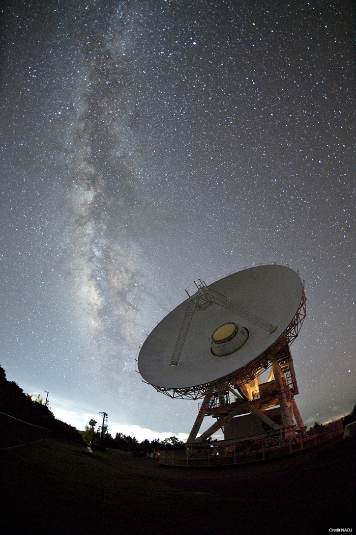 <strong>100 billion.</strong> ATERUI II is able to calculate the mutual gravitational interactions between each of the more than 100 billion stars that make up our galaxy, allowing for the most detailed Milky Way  simulation yet. Courtesy National Astronomical Observatory of Japan.